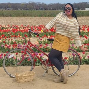 ULTRA RARE Gaudi' Gold Ivory Assymetrical Sweater